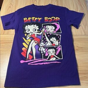 Betty Boop Purple Cotton Tee